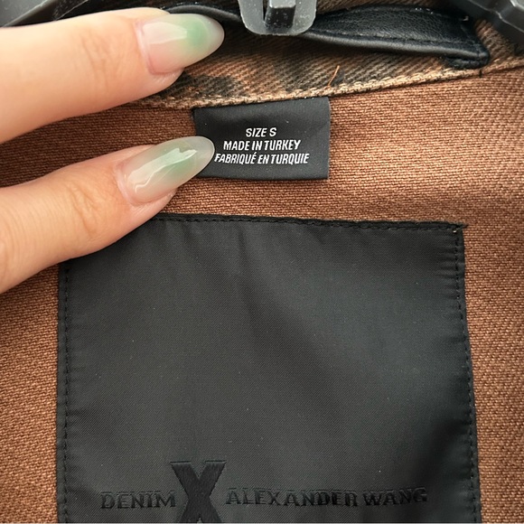 DENIM x ALEXANDER WANG Daze Leopard Jacket in Tan Leopard Print - Picture 3 of 3